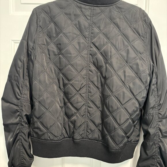 Women's silence & noise quilted Bomber Jacket - Picture 2 of 5